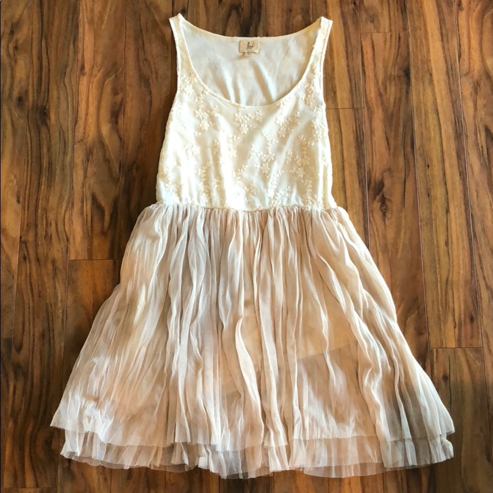 Cream Dress. Size medium.